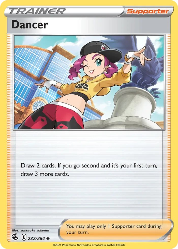 Dancer #232 Fusion Strike Pokemon card