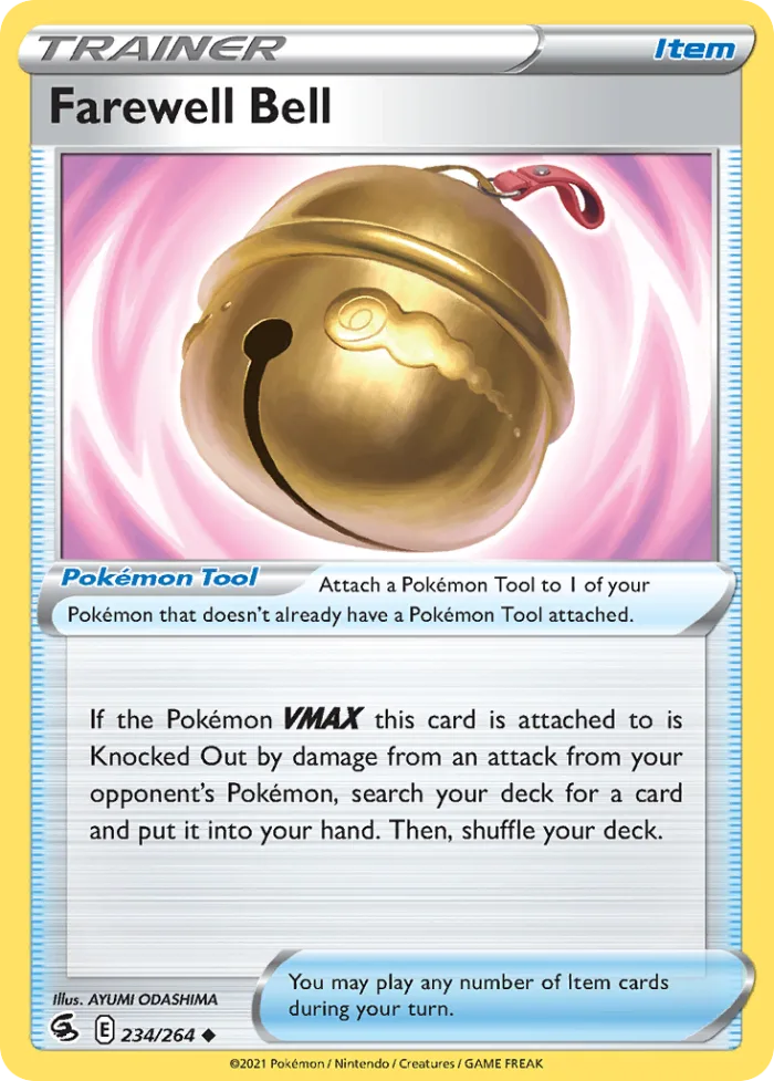 Farewell Bell #234 Fusion Strike Pokemon card