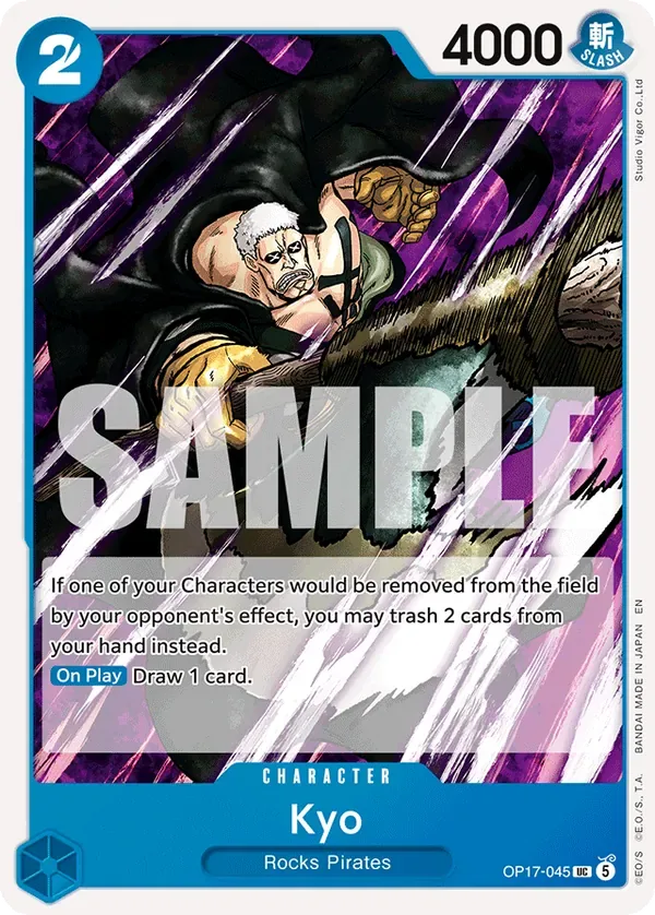Kyo #045 The World's Strongest Warriors One Piece card