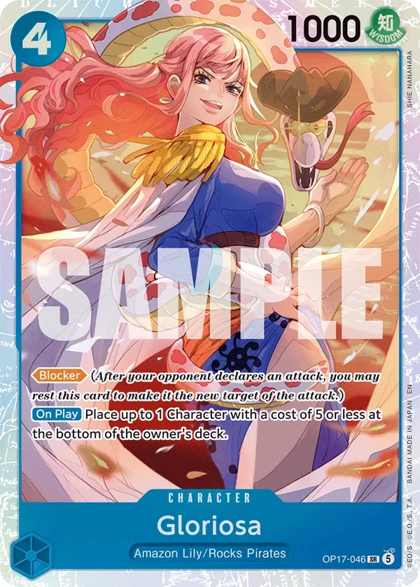 Gloriosa #046 The World's Strongest Warriors One Piece card