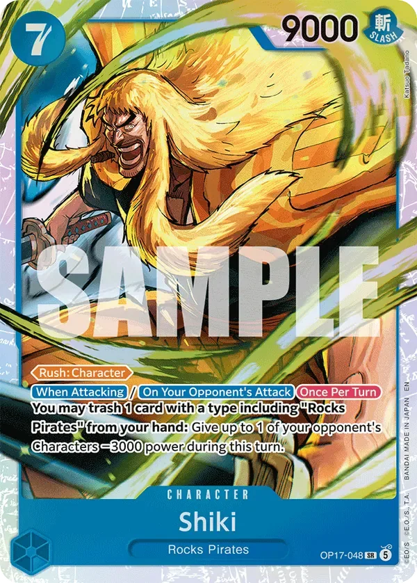Shiki #048 The World's Strongest Warriors One Piece card