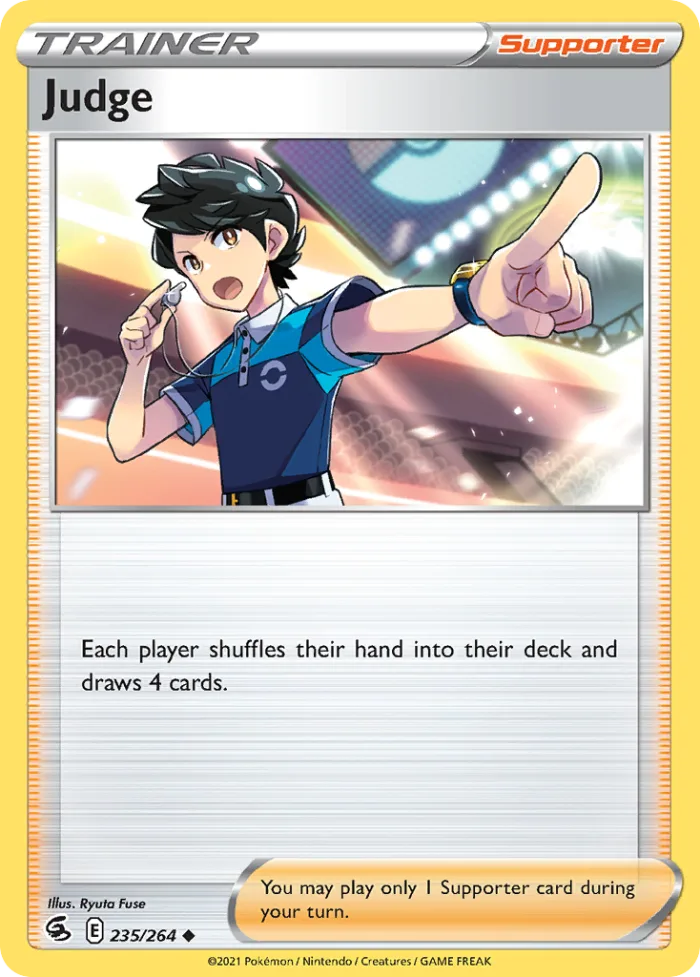 Judge #235 Fusion Strike Pokemon card