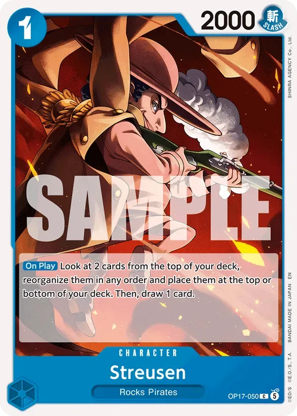 Streusen #050 The World's Strongest Warriors One Piece card