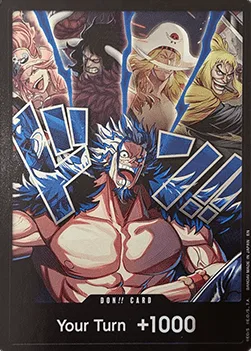 Don!! (OP17 Rocks Pirates) #DON-OP17-Rocks-Pirates The World's Strongest Warriors One Piece card