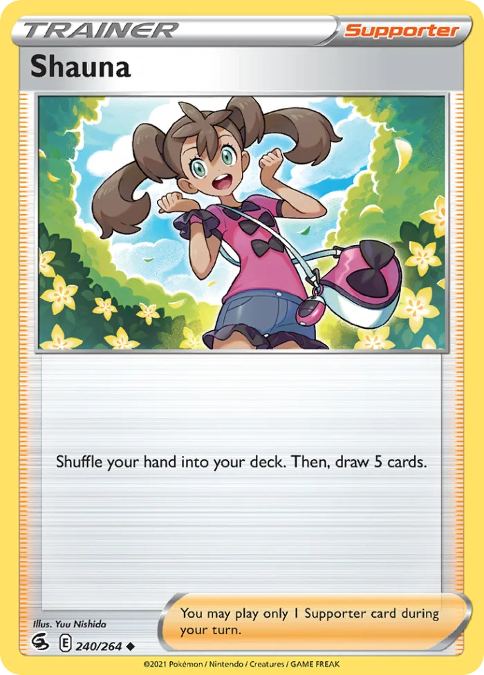 Shauna #240 Fusion Strike Pokemon card