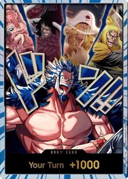 Don!! (OP17 Rocks Pirates) #OP17 The World's Strongest Warriors One Piece card