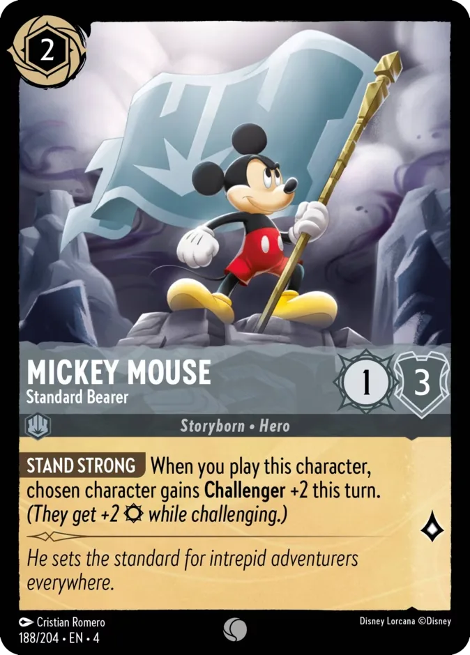 Mickey Mouse #188 Ursula's Return Disney Lorcana card