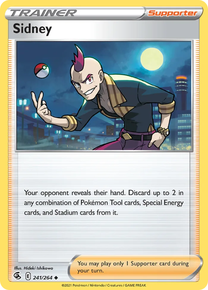 Sidney #241 Fusion Strike Pokemon card