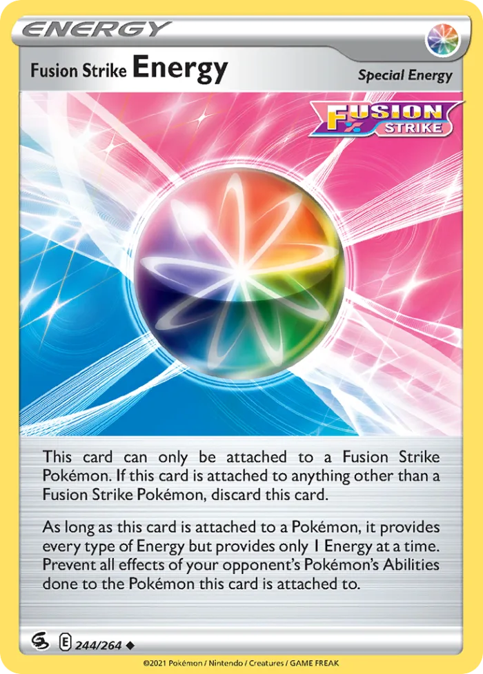Fusion Strike Energy #244 Fusion Strike Pokemon card
