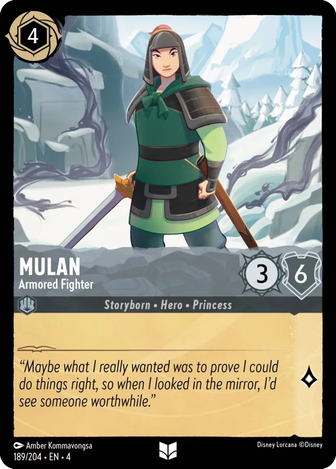 Mulan #189 Ursula's Return Disney Lorcana card