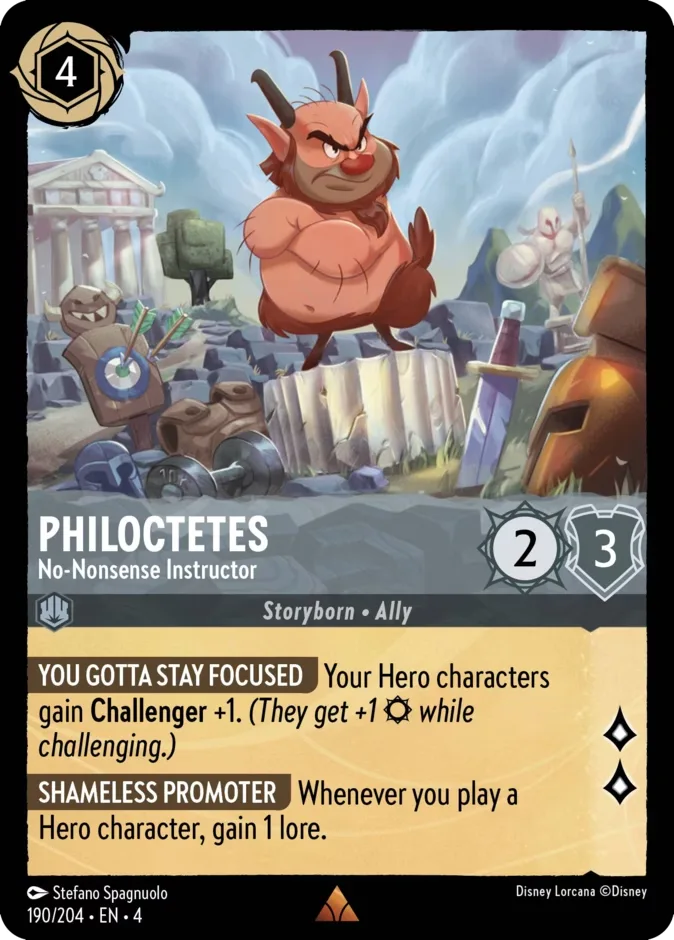 Philoctetes #190 Ursula's Return Disney Lorcana card