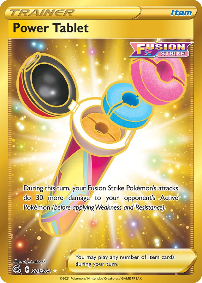 Power Tablet #281 Fusion Strike Pokemon card