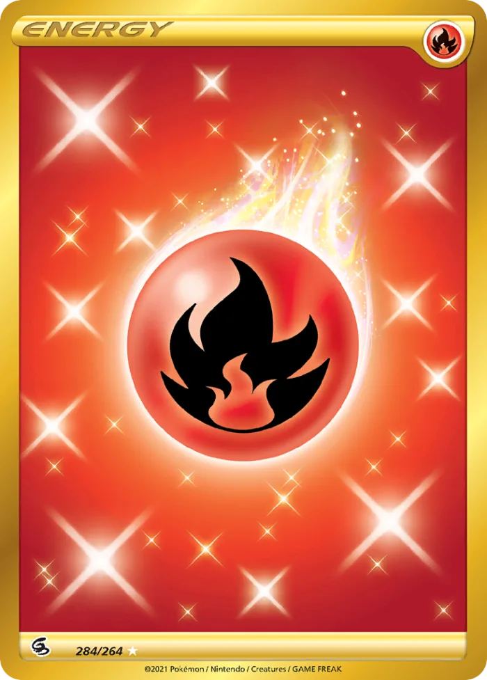 Fire Energy #284 Fusion Strike Pokemon card