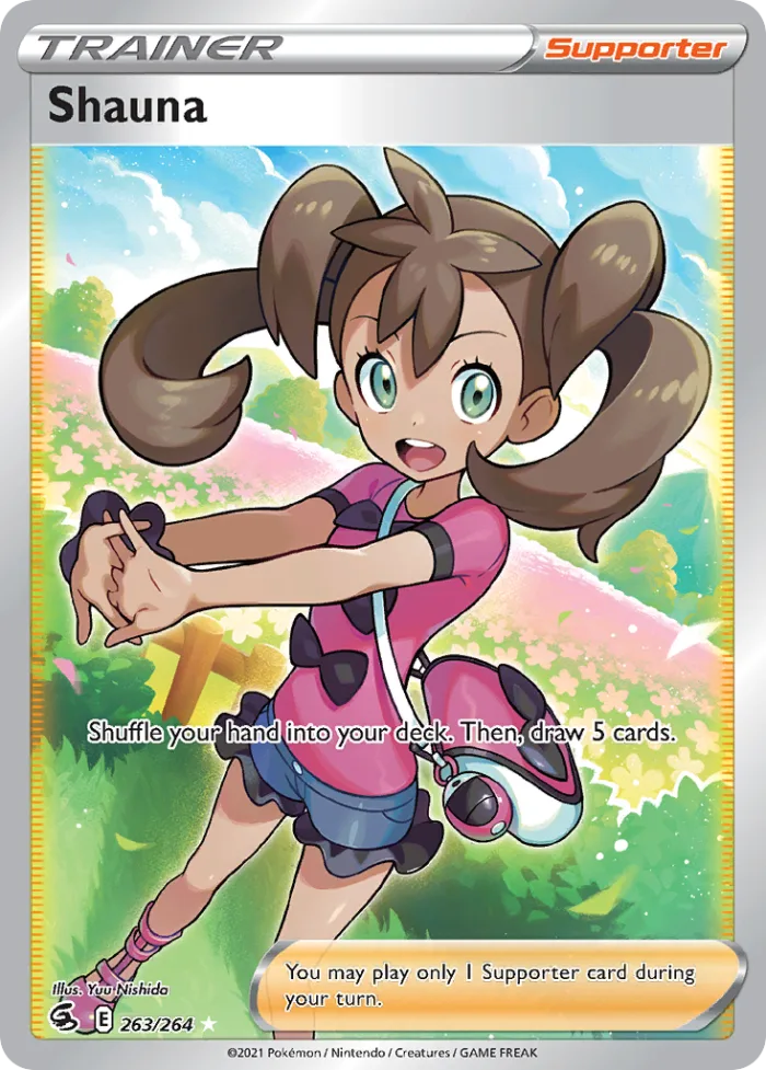 Shauna #263 Fusion Strike Pokemon card