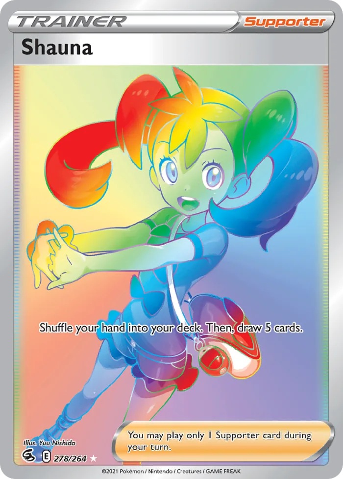 Shauna #278 Fusion Strike Pokemon card
