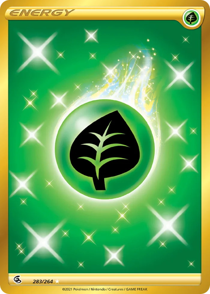 Grass Energy #283 Fusion Strike Pokemon card
