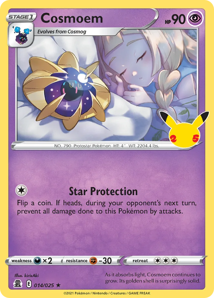 Cosmoem #14 Celebrations Pokemon card