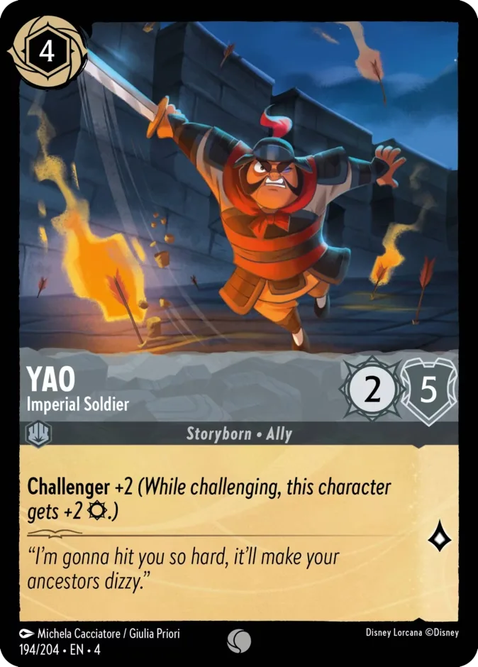 Yao #194 Ursula's Return Disney Lorcana card