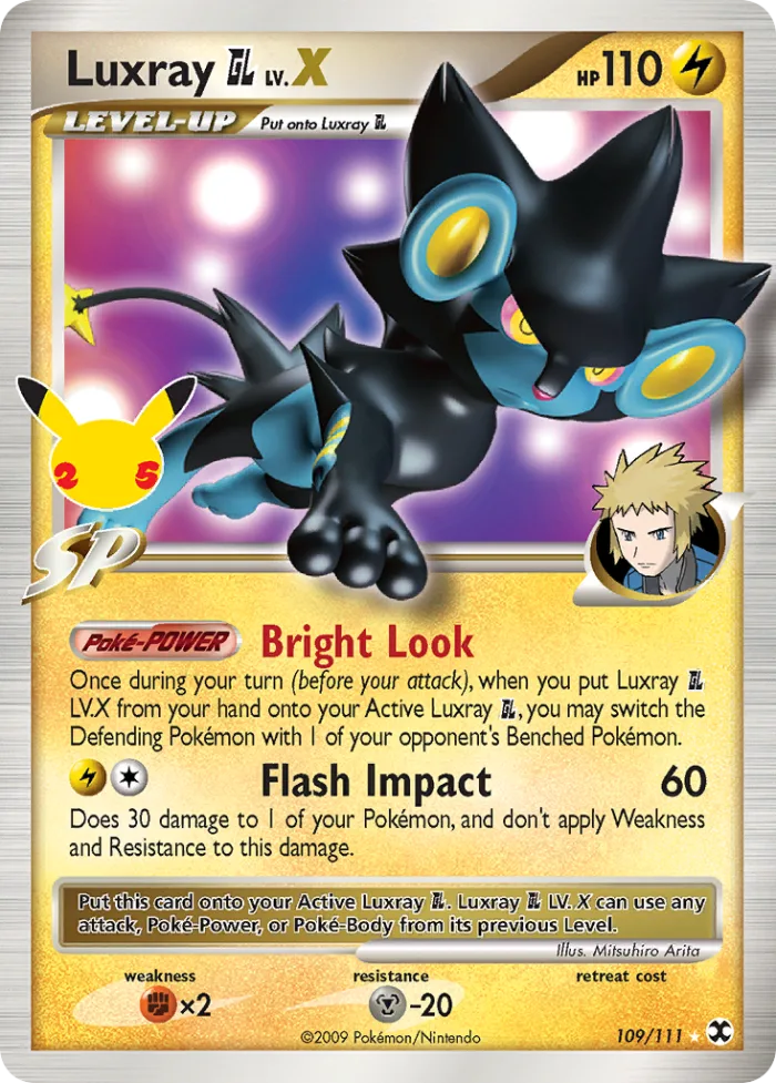 Luxray GL LV.X #109 Celebrations Pokemon card