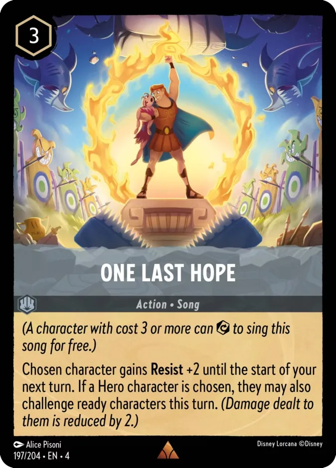 One Last Hope #197 Ursula's Return Disney Lorcana card