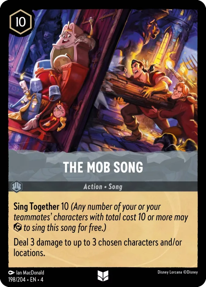 The Mob Song #198 Ursula's Return Disney Lorcana card