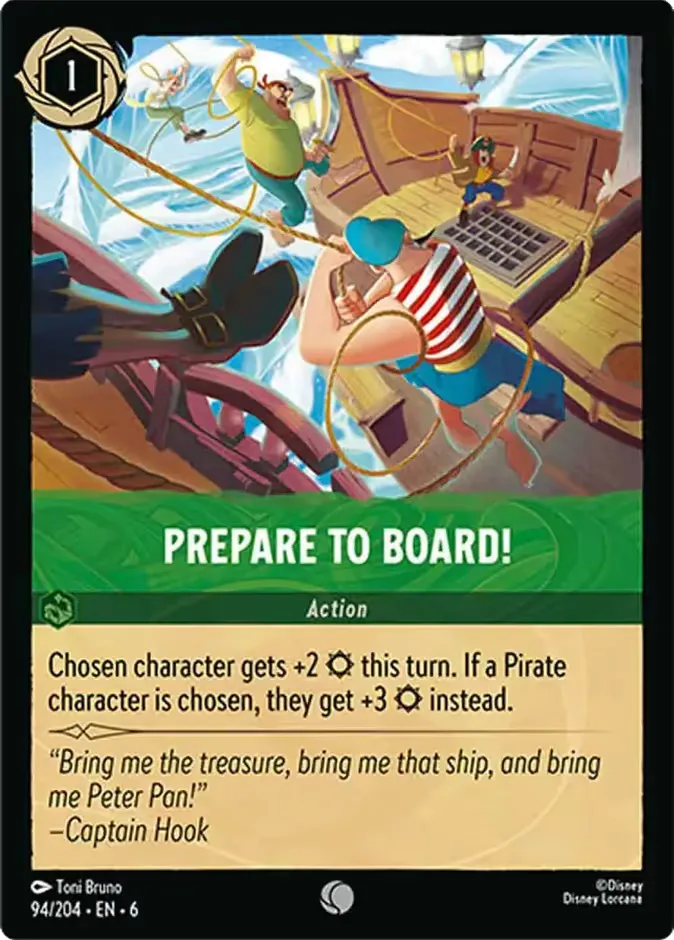 Prepare To Board! #94 Azurite Sea Disney Lorcana card