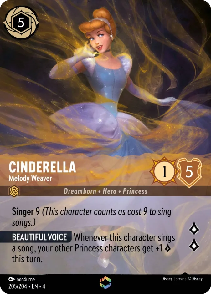 Cinderella #205 Ursula's Return Disney Lorcana card