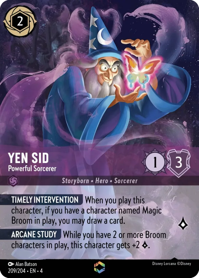 Yen Sid #209 Ursula's Return Disney Lorcana card