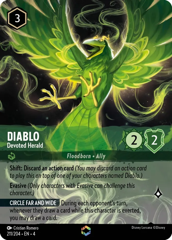 Diablo #211 Ursula's Return Disney Lorcana card