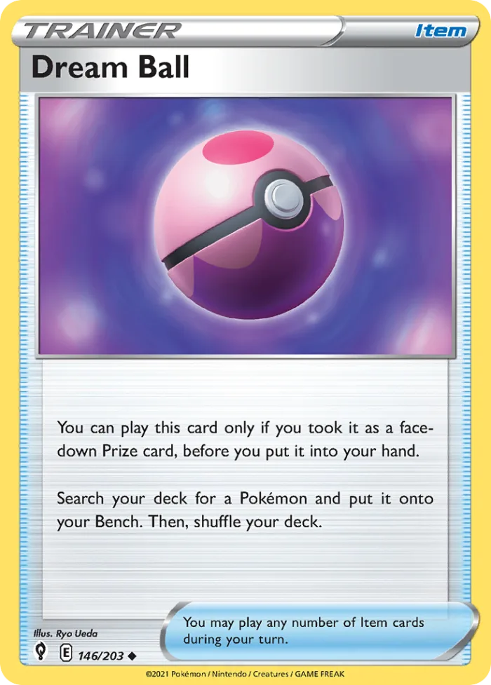 Dream Ball #146 Evolving Skies Pokemon card