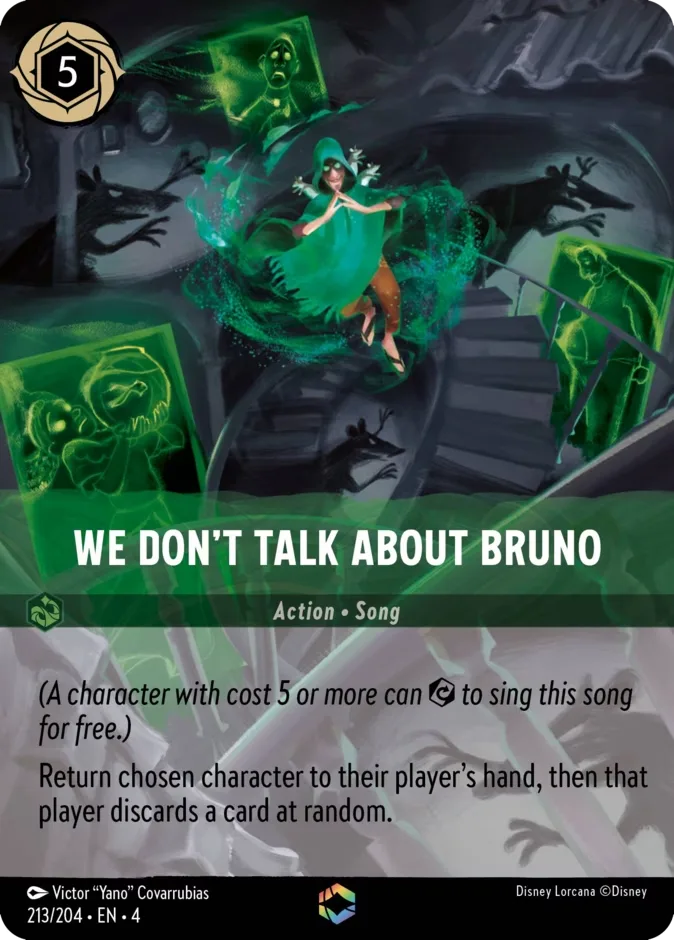 We Don't Talk About Bruno #213 Ursula's Return Disney Lorcana card