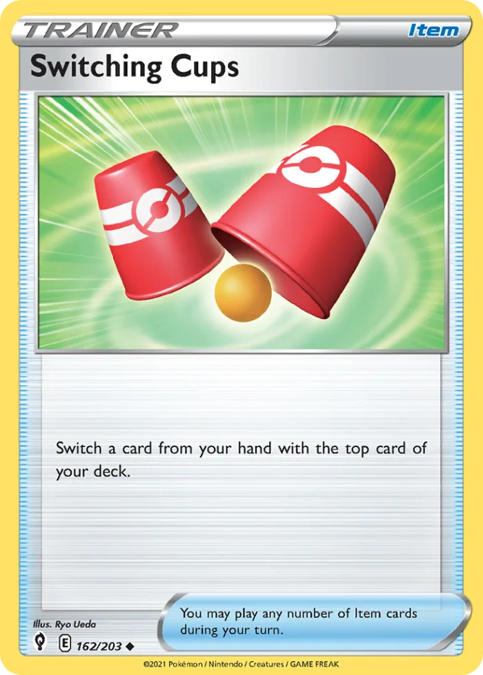 Switching Cups #162 Evolving Skies Pokemon card