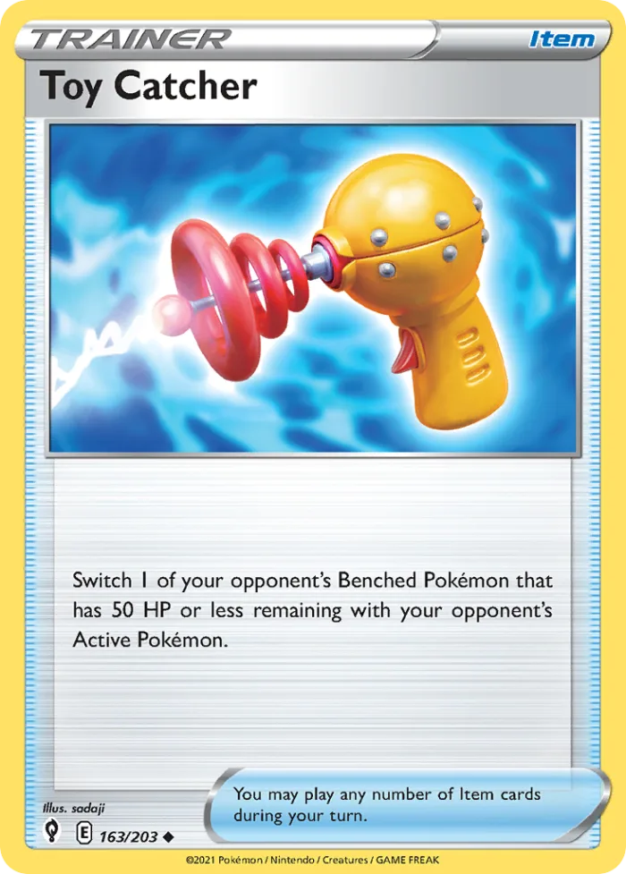 Toy Catcher #163 Evolving Skies Pokemon card