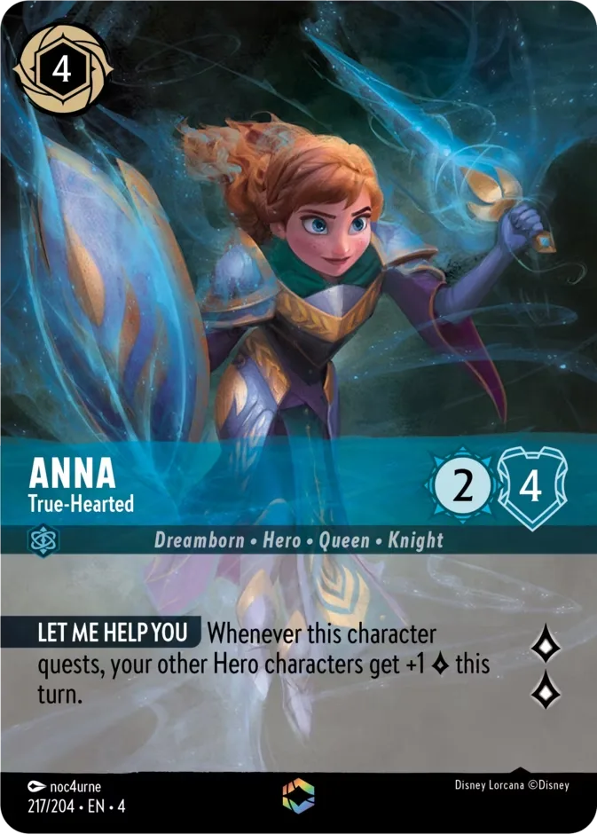 Anna #217 Ursula's Return Disney Lorcana card