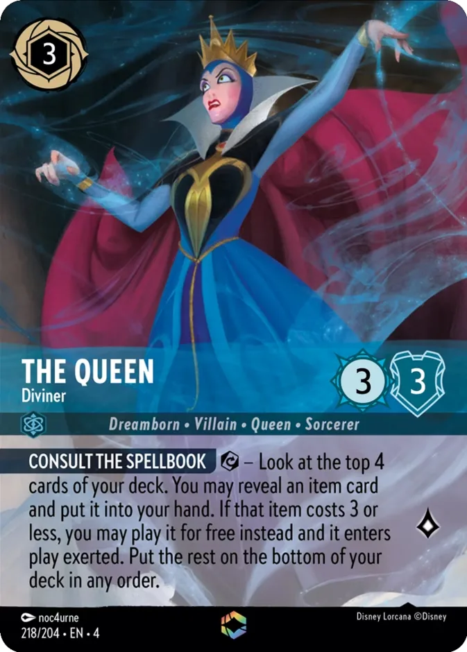 The Queen #218 Ursula's Return Disney Lorcana card