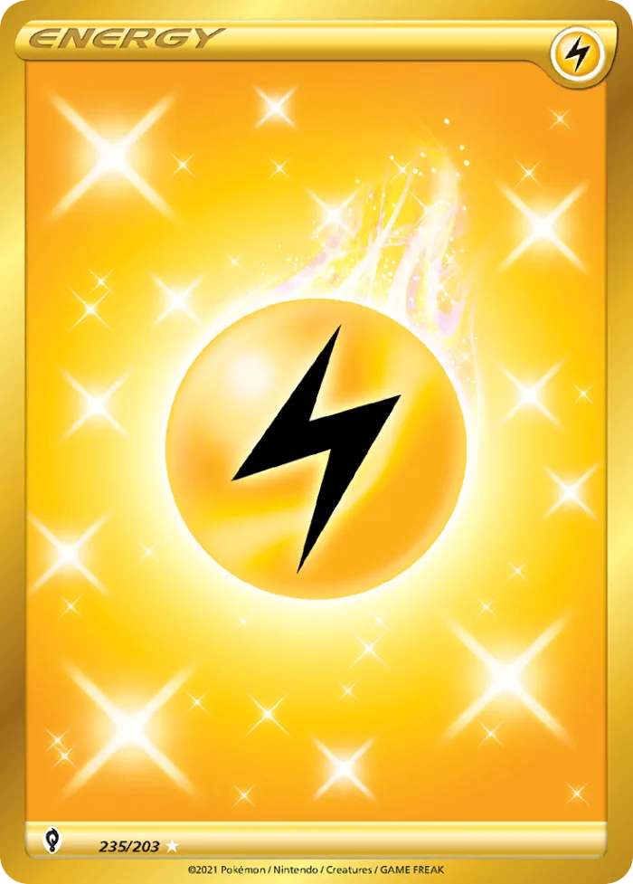Lightning Energy #235 Evolving Skies Pokemon card