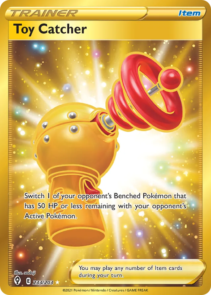 Toy Catcher #233 Evolving Skies Pokemon card