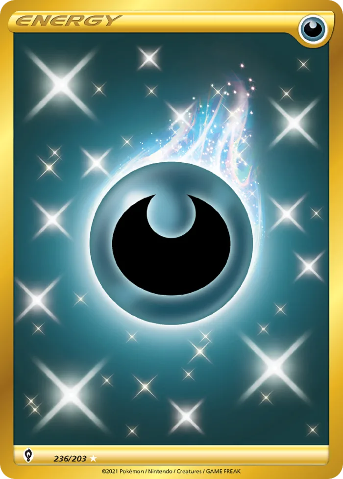 Darkness Energy #236 Evolving Skies Pokemon card