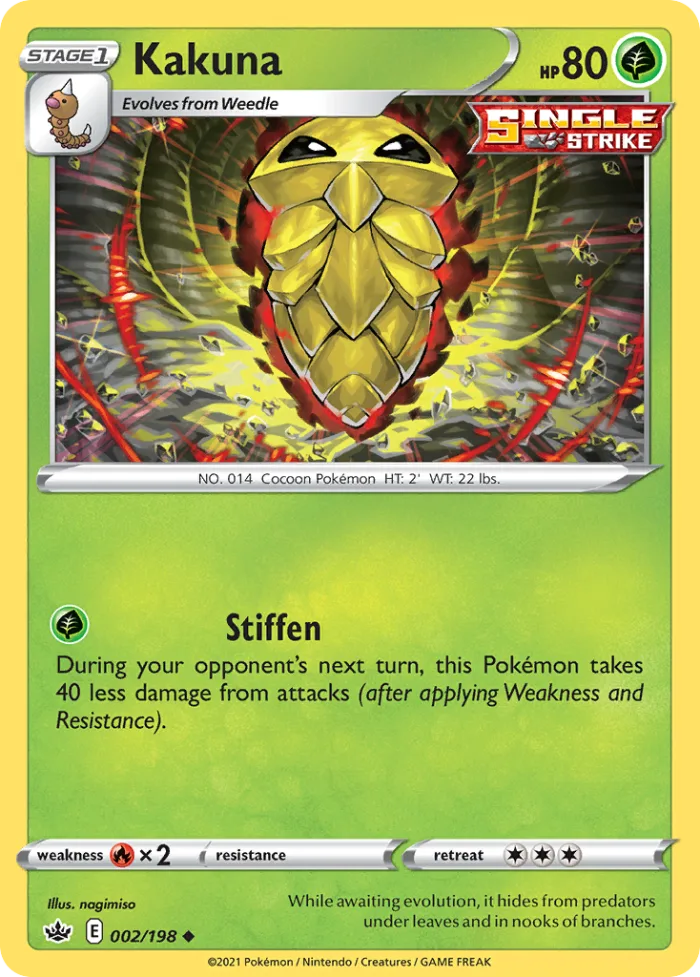 Kakuna #2 Chilling Reign Pokemon card