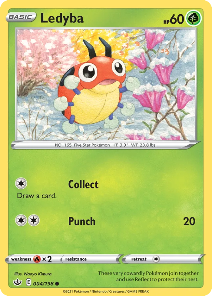 Ledyba #4 Chilling Reign Pokemon card