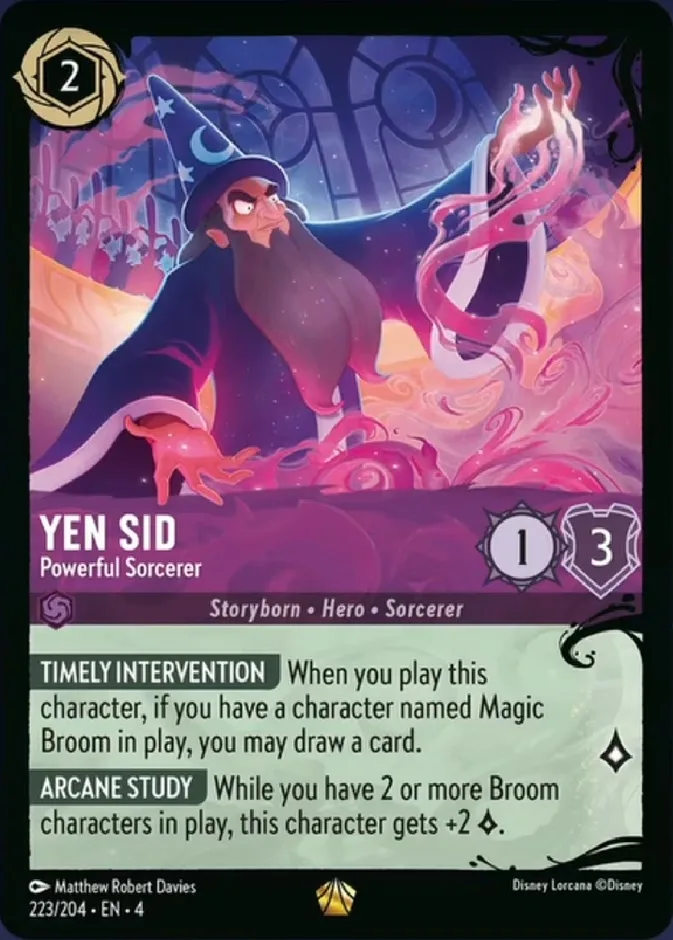 Yen Sid #223 Ursula's Return Disney Lorcana card