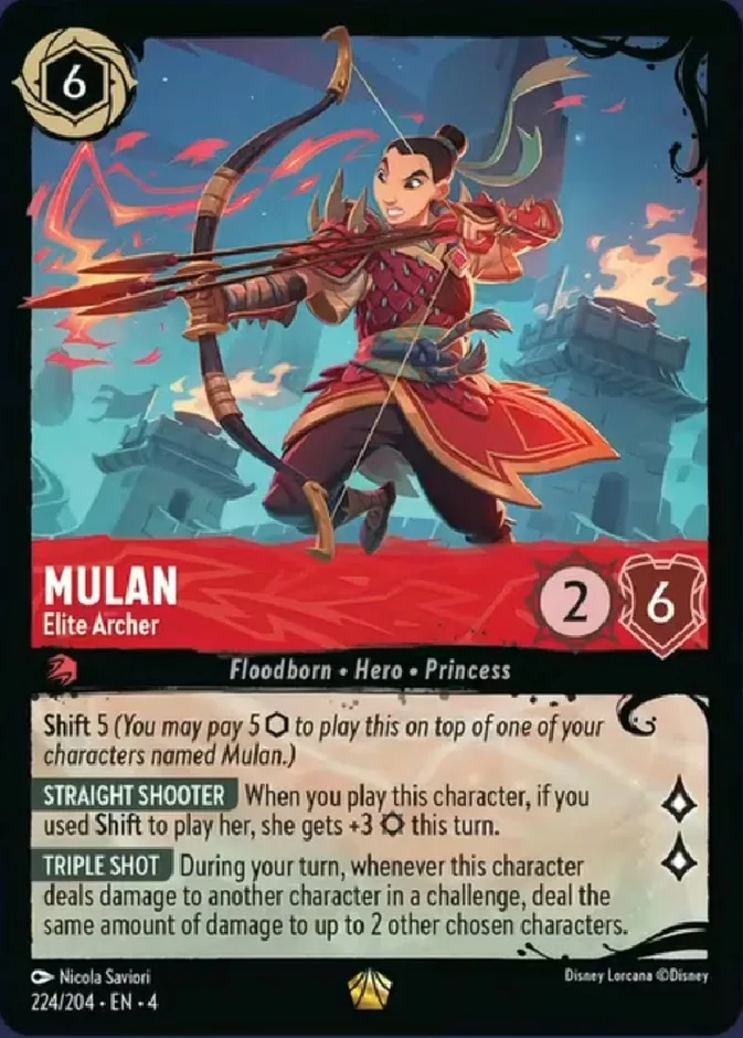 Mulan #224 Ursula's Return Disney Lorcana card