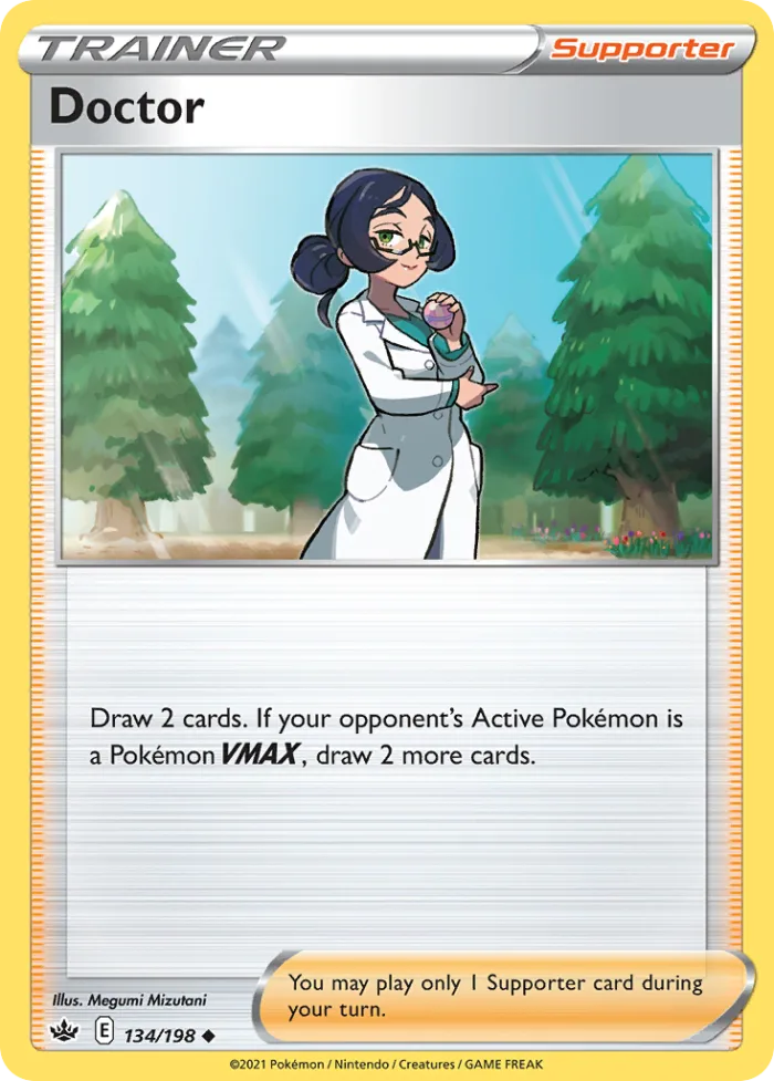 Doctor #134 Chilling Reign Pokemon card