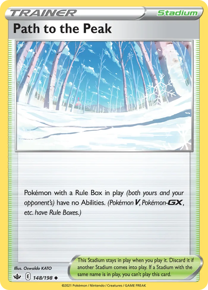 Path to the Peak #148 Chilling Reign Pokemon card