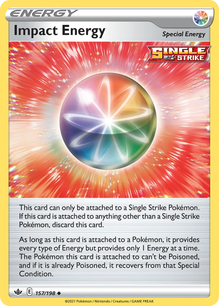 Impact Energy #157 Chilling Reign Pokemon card