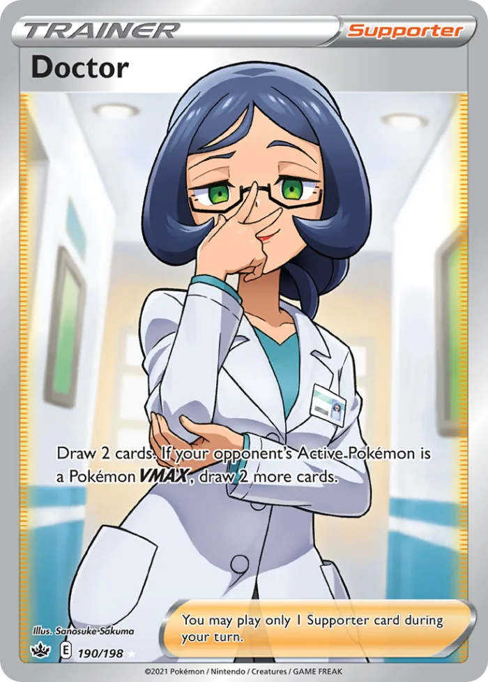 Doctor #190 Chilling Reign Pokemon card