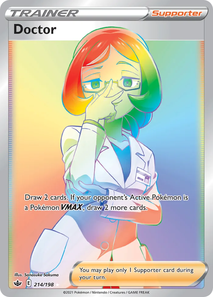 Doctor #214 Chilling Reign Pokemon card