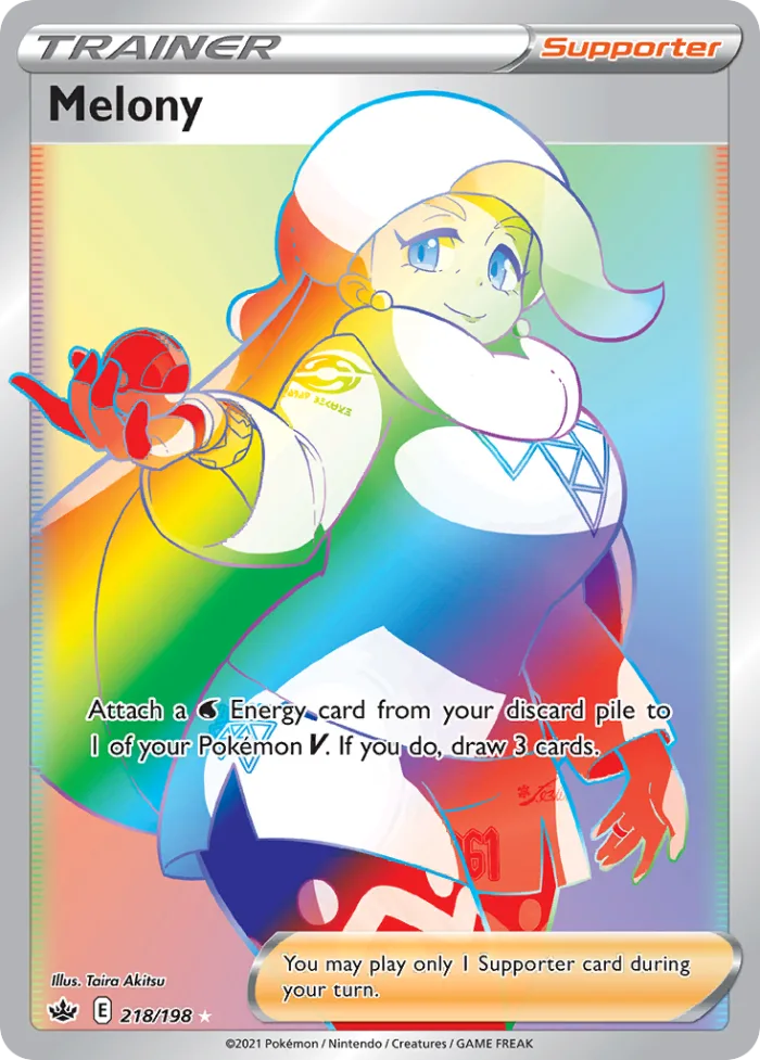 Melony #218 Chilling Reign Pokemon card