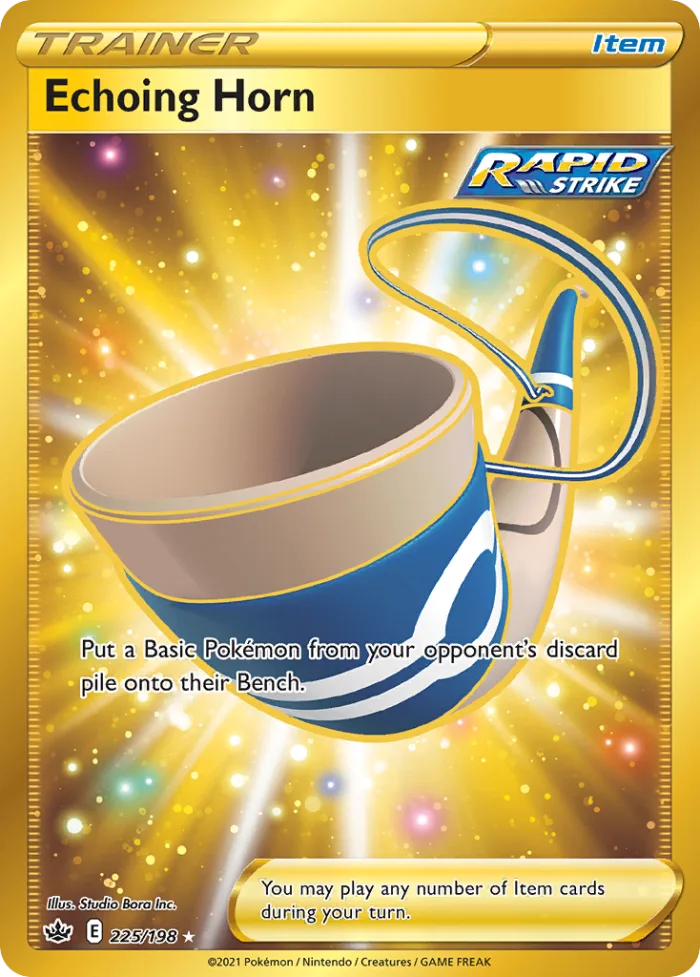 Echoing Horn #225 Chilling Reign Pokemon card