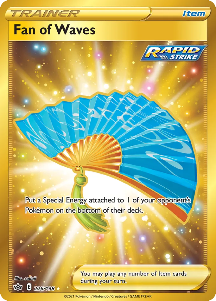 Fan of Waves #226 Chilling Reign Pokemon card